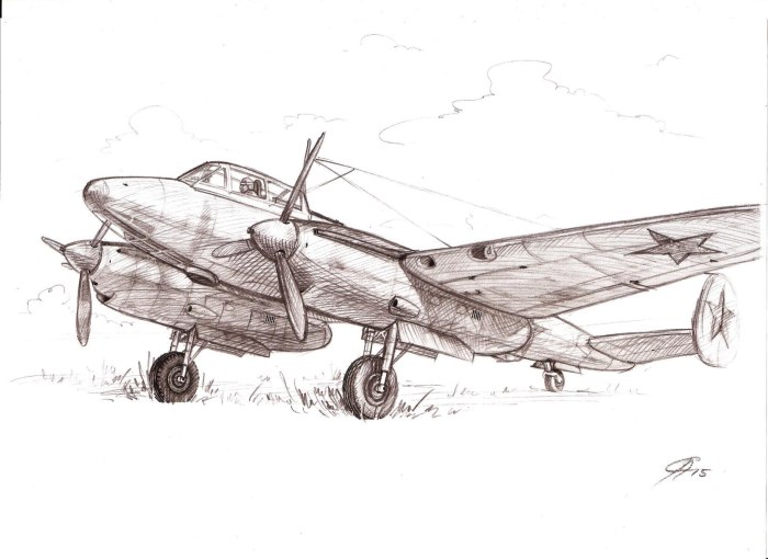 Ил-2 Штурмовик рисунок