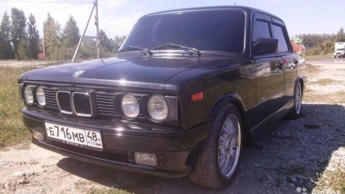 Решетка БМВ на ВАЗ 2106