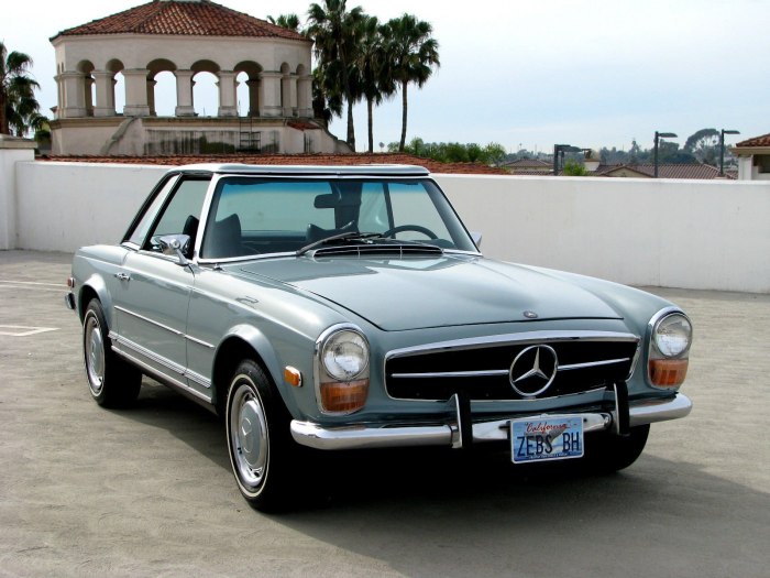 Mercedes Benz 280 SL Blue