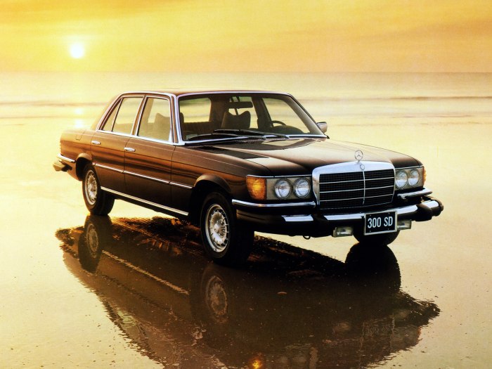 Mercedes-Benz w116 лимузин