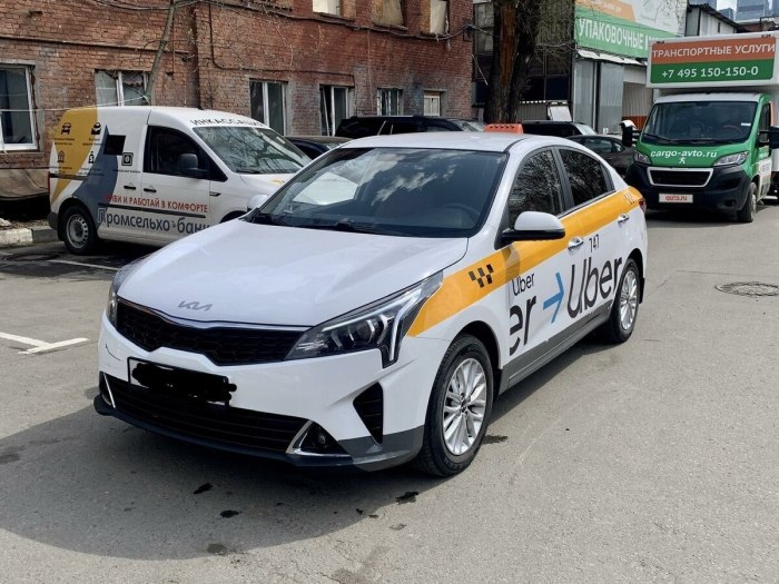 Kia Rio 2022 такси самые красивые
