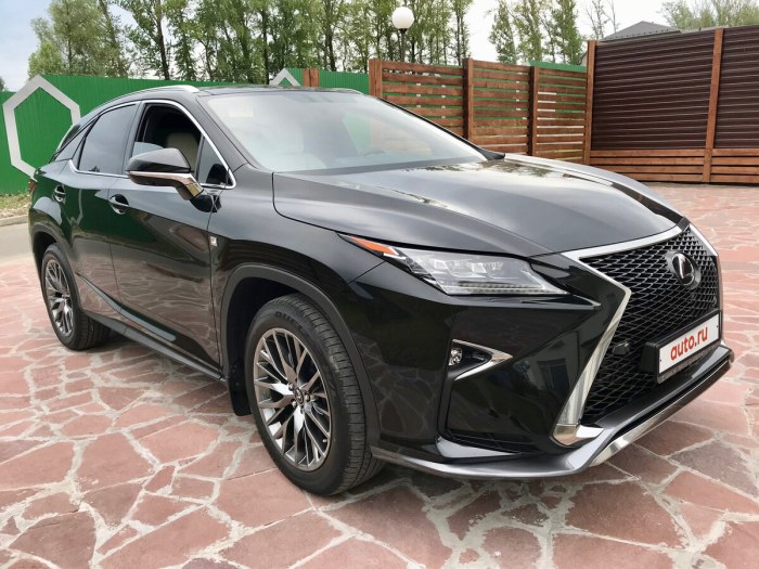 Lexus rx350 2016 чёрный