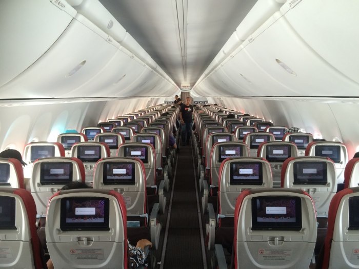 Nordwind Airlines 737-800 салон