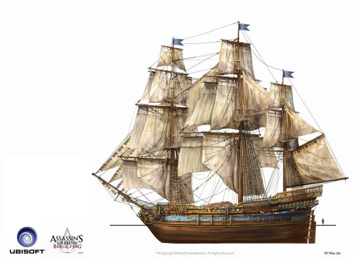 Линейный корабль Assassins Creed 4 Black Flag