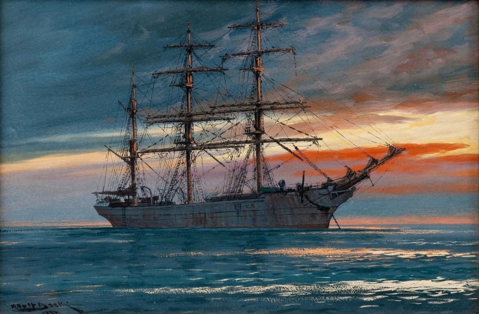 Художник-маринист Montague Dawson