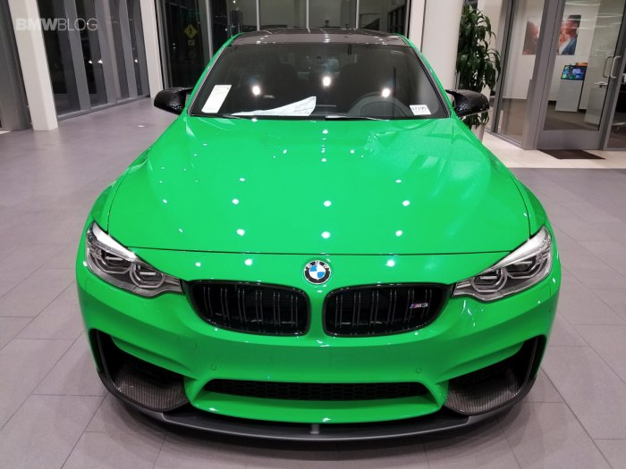 BMW m3 Competition зеленая