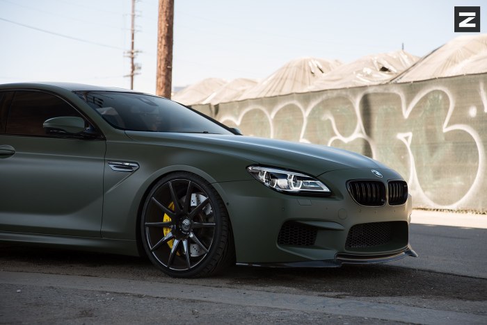 BMW m6 Gran Coupe Black Matte