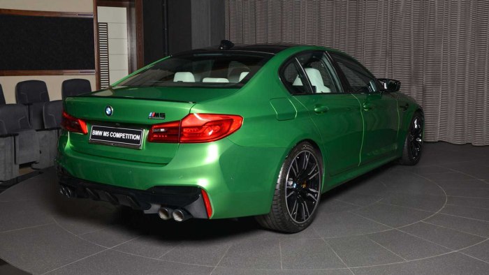 BMW m5 f90 Competition Green
