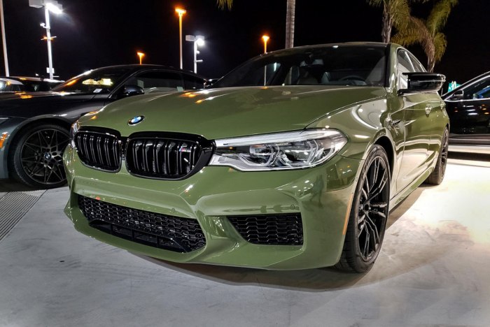 BMW m5 Urban Green