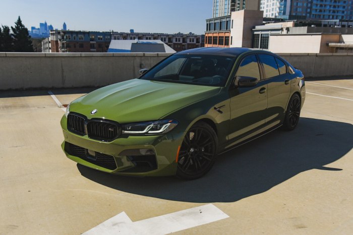BMW m5 f90 Urban Green