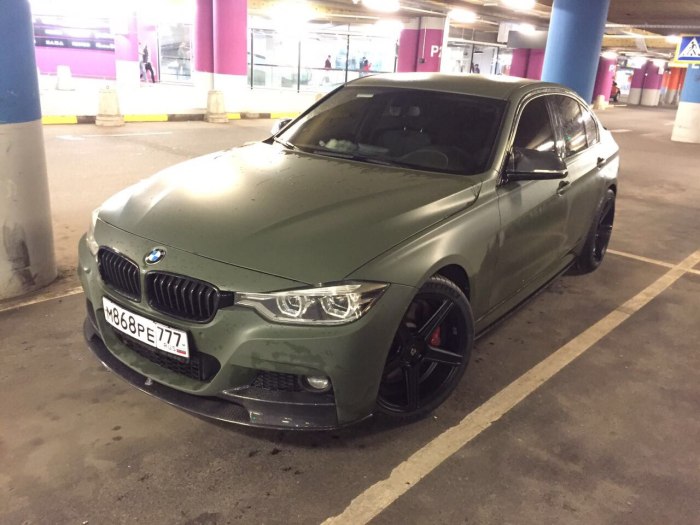BMW f30 цвет хаки