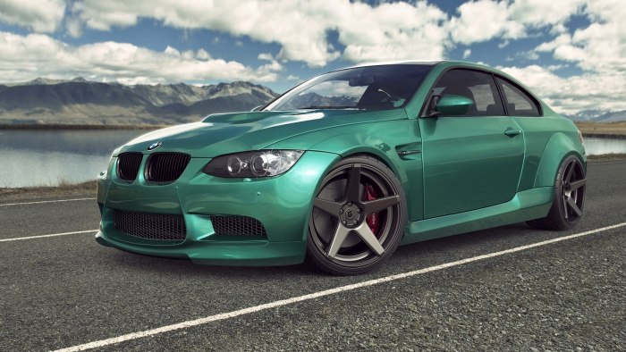 BMW m3 зеленая