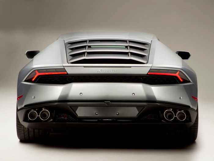 Lamborghini Huracan сзади