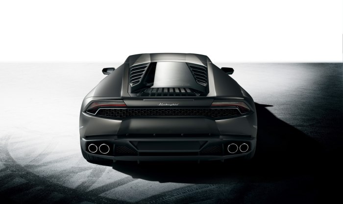 Lamborghini Huracán сзади
