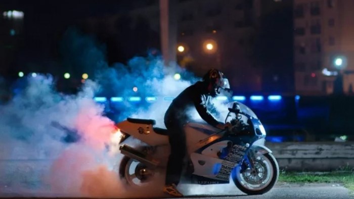 Байкеры ночью