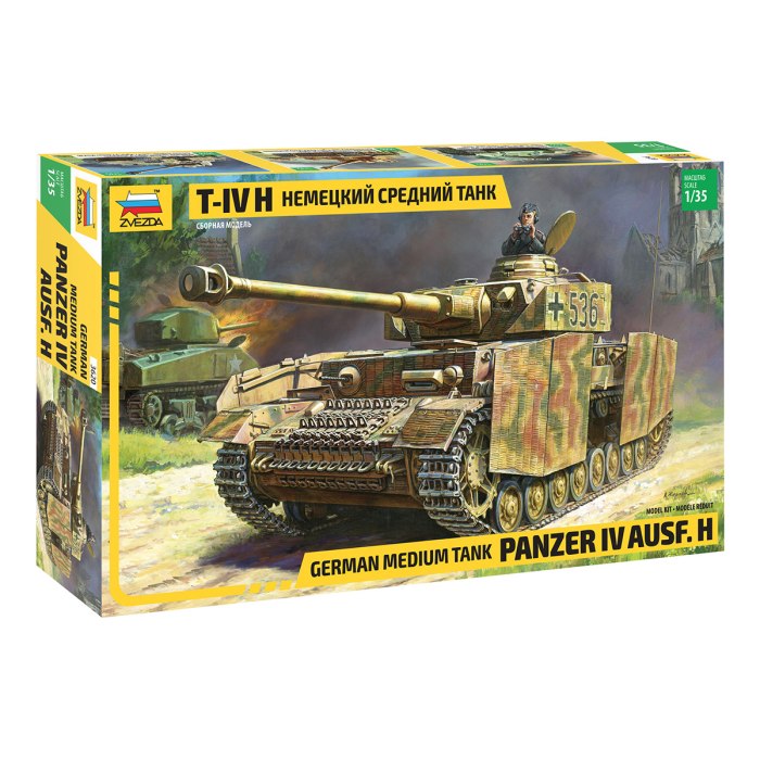 Немецкий средний танк t-IV H звезда