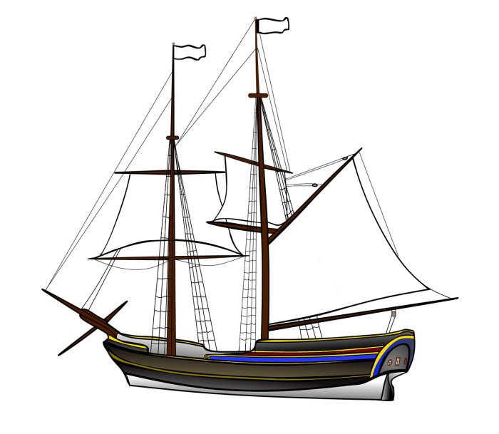 Парусник рисунок