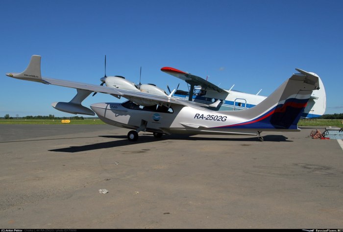 Самолет-амфибия л-42 "Чайка"