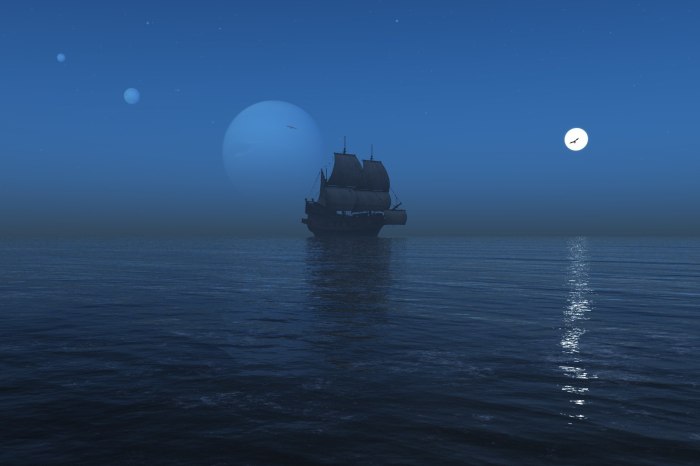 Ночное море