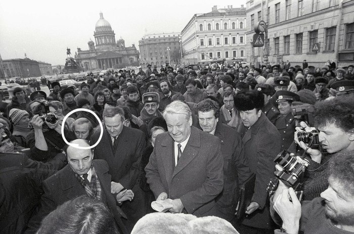 Анатолий Собчак и Ельцин