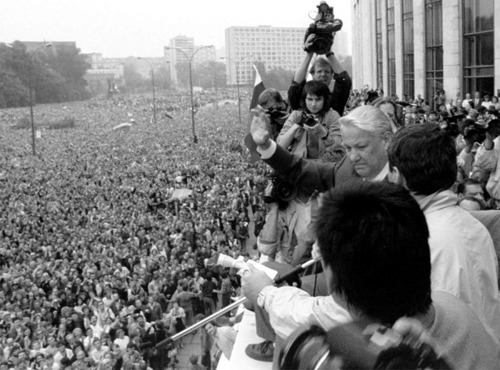 Борис Ельцин 1991 путч