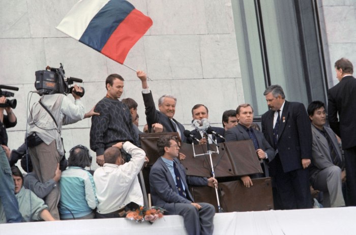 Августовский путч 1991 Ельцин