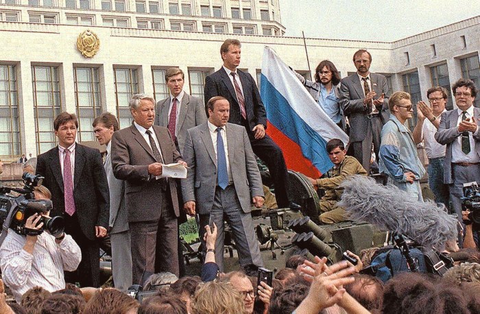 Ельцин в августе 1991