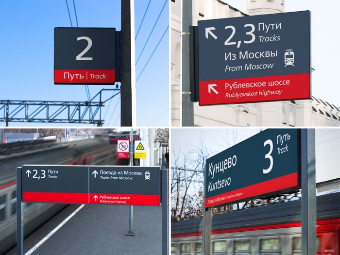 Указатели РЖД