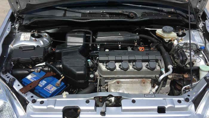 Подкапотка Honda Civic 7