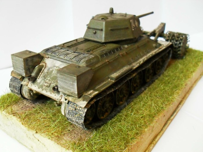 3580 Звезда т-34/76 с минным тралом