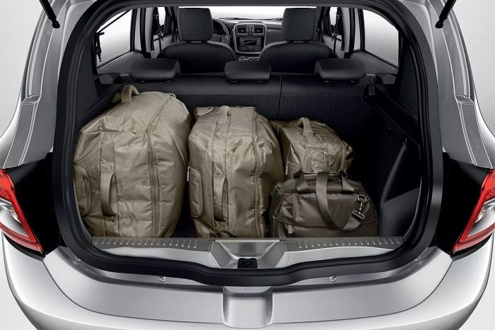 Renault Sandero Stepway 2020 багажник