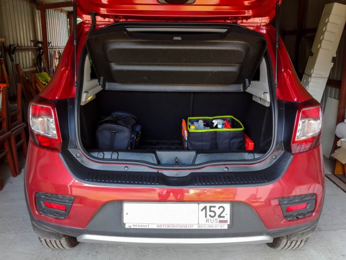 Renault Sandero 2 багажник