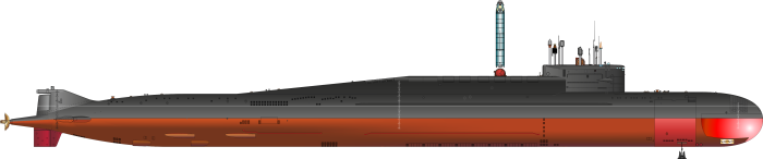 Подводная лодка 667бдрм "Дельфин"