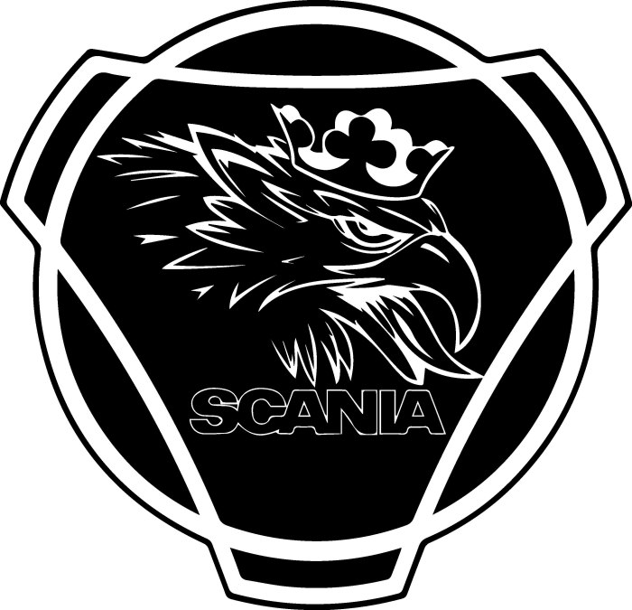 Scania трафарет