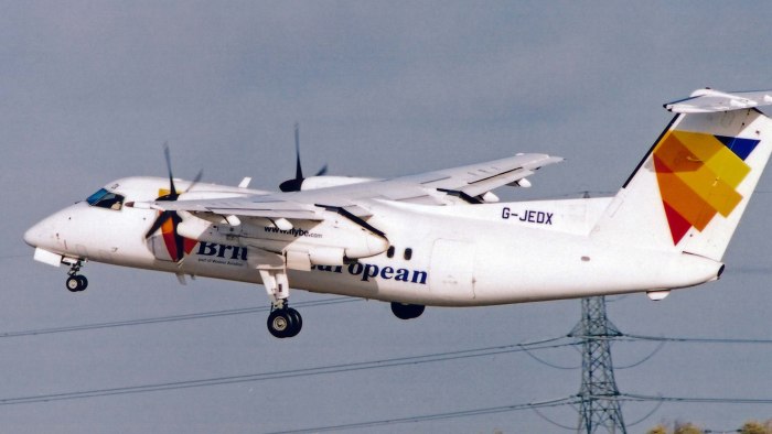 DEHAVILLAND Dash 8 q400 самолет