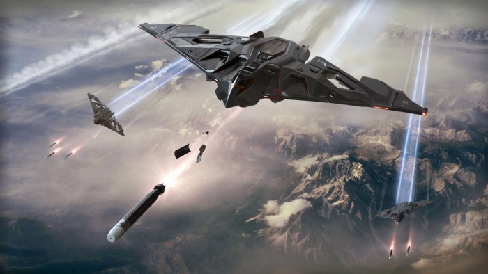 Стелс истребитель Star Citizen