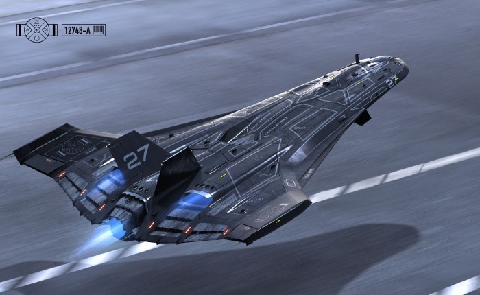 Стелс истребитель Star Citizen