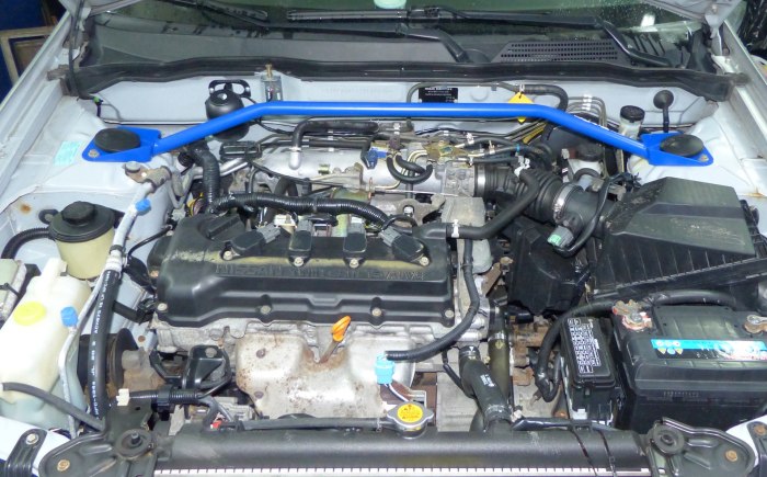 Nissan Almera n15 под капотом