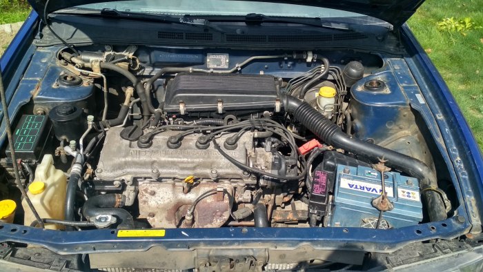 Nissan Almera n15 под капотом