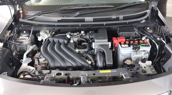 Nissan Almera 2014 под капотом