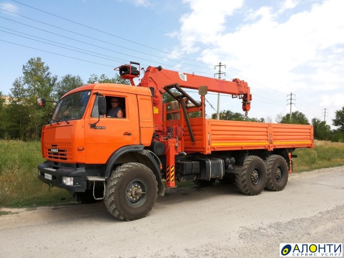 КАМАЗ манипулятор вездеход 7т