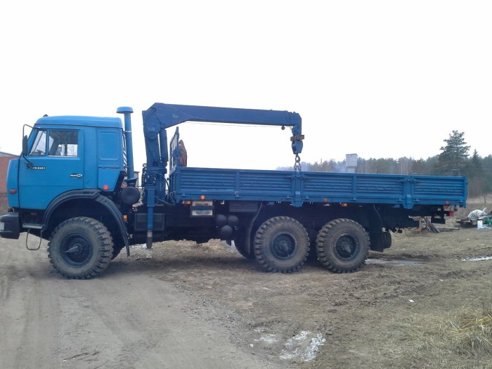 КАМАЗ 4310 самосвал с КМУ