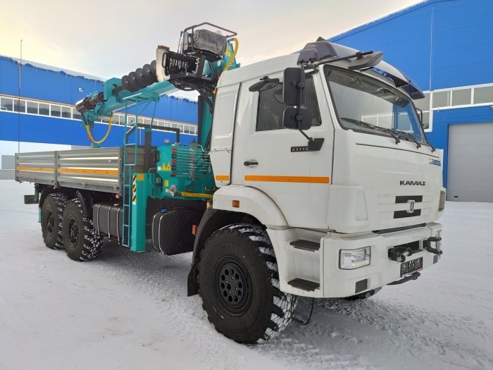 КМУ КАМАЗ 43118 вездеход