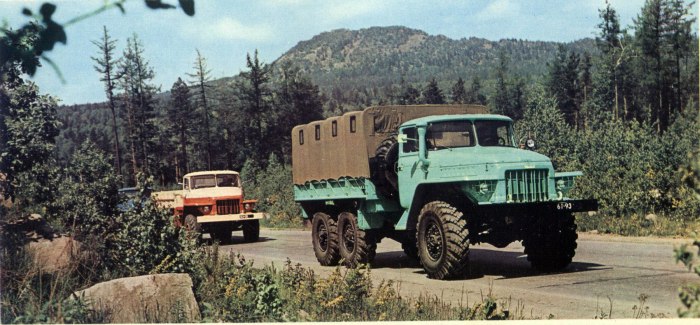 Урал-375д грузовой