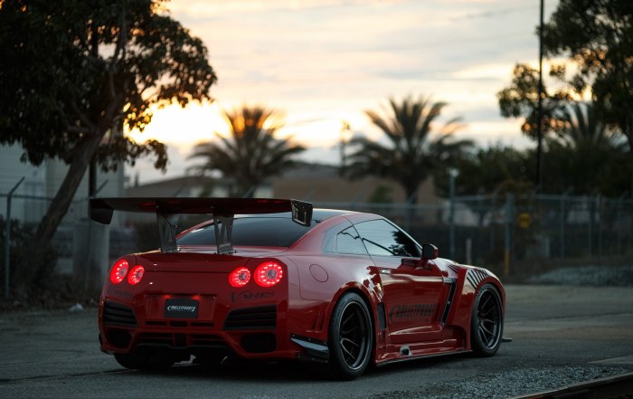 Nissan GTR r35 Red