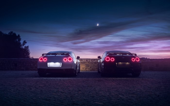 Nissan GTR r35 неон
