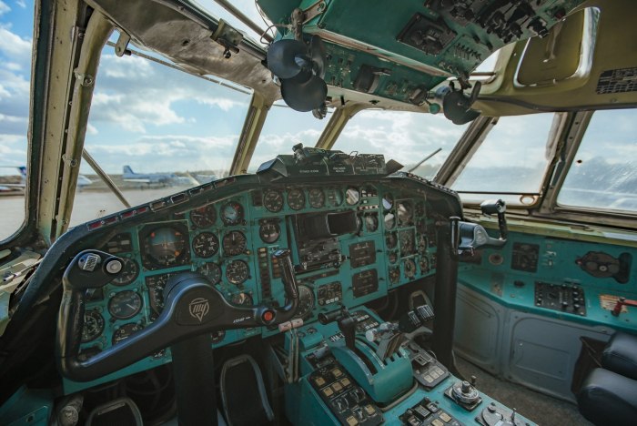 Ту-154б-2 кабина