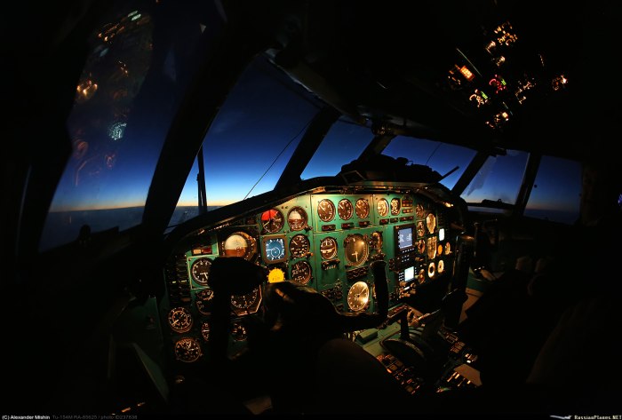 Ту-154б-2 кабина