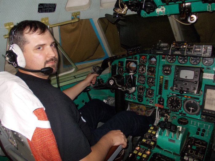 Ту 154 кабина пилотов
