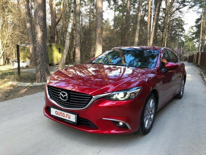 Mazda 6 2015 красная